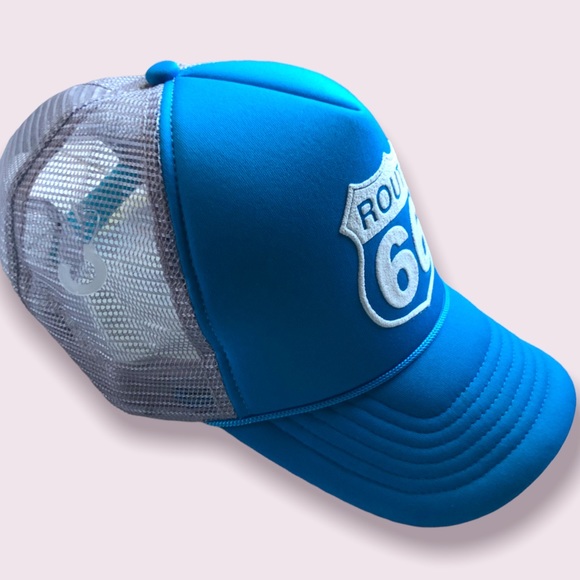 💛ROUTE 66 SNAP BACK TRUCKER HAT CAP 🧢 - Picture 3 of 13